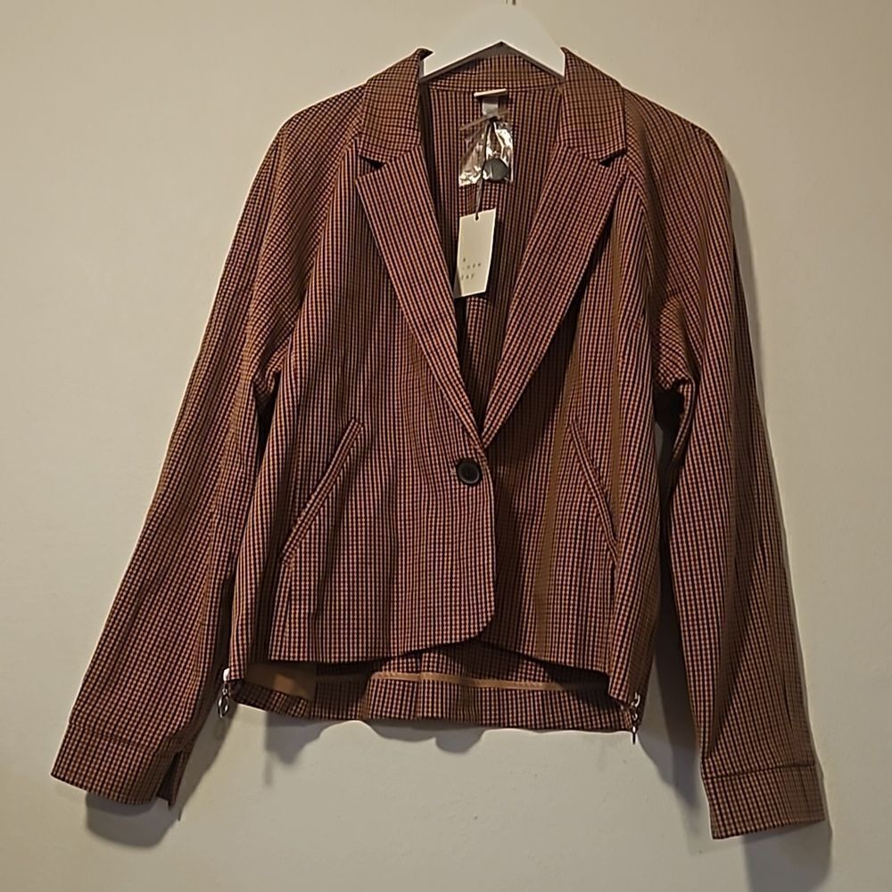 a new day woman plaid blazer
